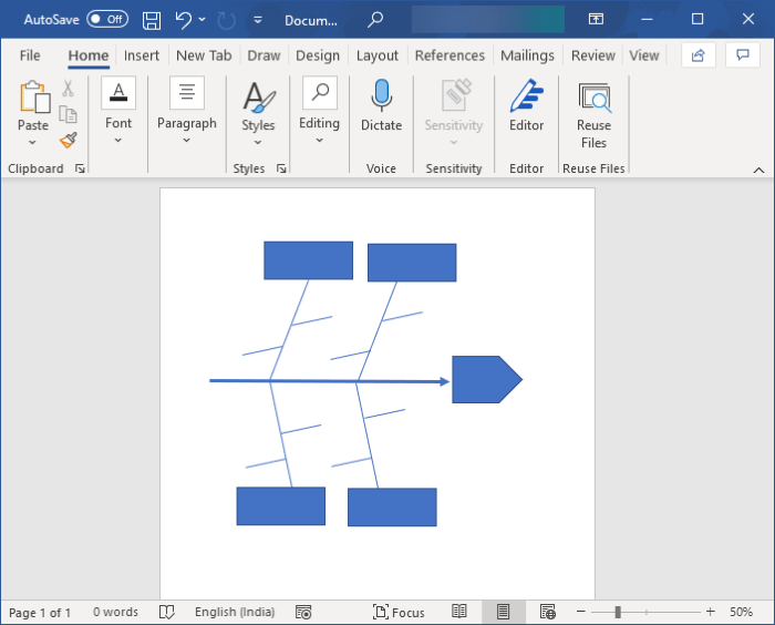 So Erstellen Sie Ein Fishbone Diagramm In Microsoft Word De Atsit