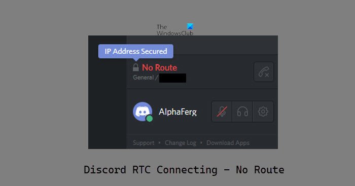 Beheben Des Discord Rtc Verbindungsfehlers Ohne Route Unter Windows