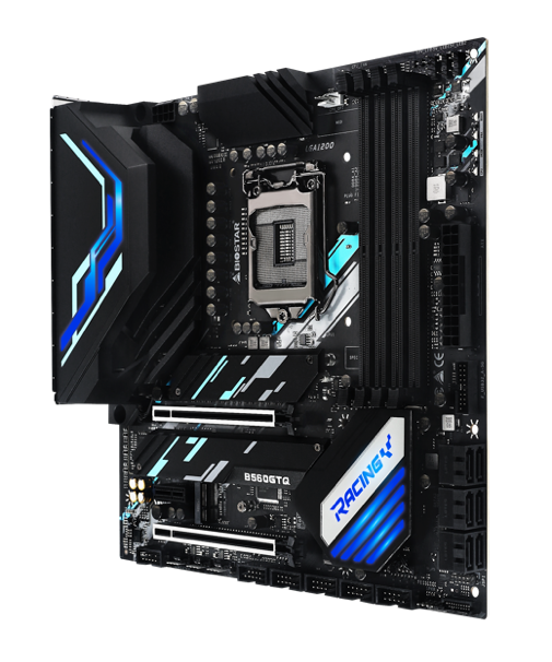 BIOSTAR Lanza El Paquete De Kit De Placa Base RACING B560GTQ Y RGB DDR4