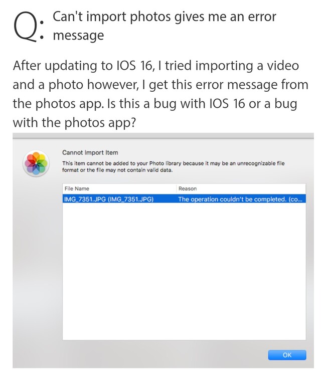 Los Usuarios De Ios No Pueden Importar Fotos A Trav S De Itunes No