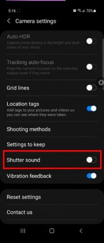 Comment désactiver le son de l obturateur de l appareil photo Galaxy S