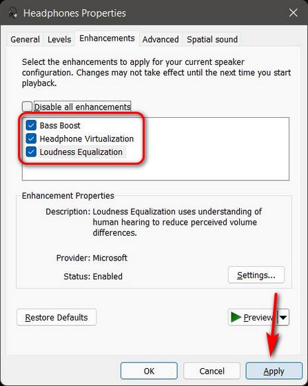 Comment activer le son spatial et améliorer l audio sur Windows 11 FR