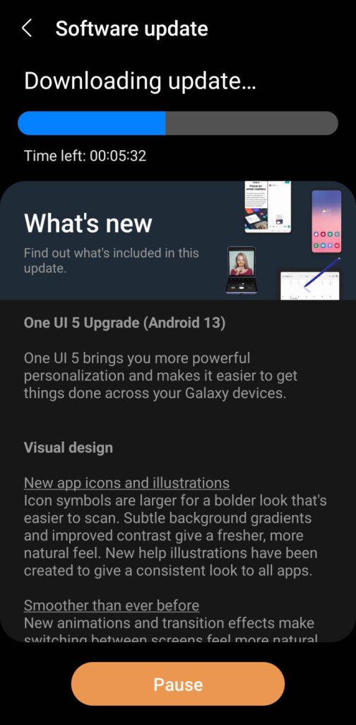 BREAKING Samsung Galaxy S21 FE obtient enfin la mise à jour ONE UI 5