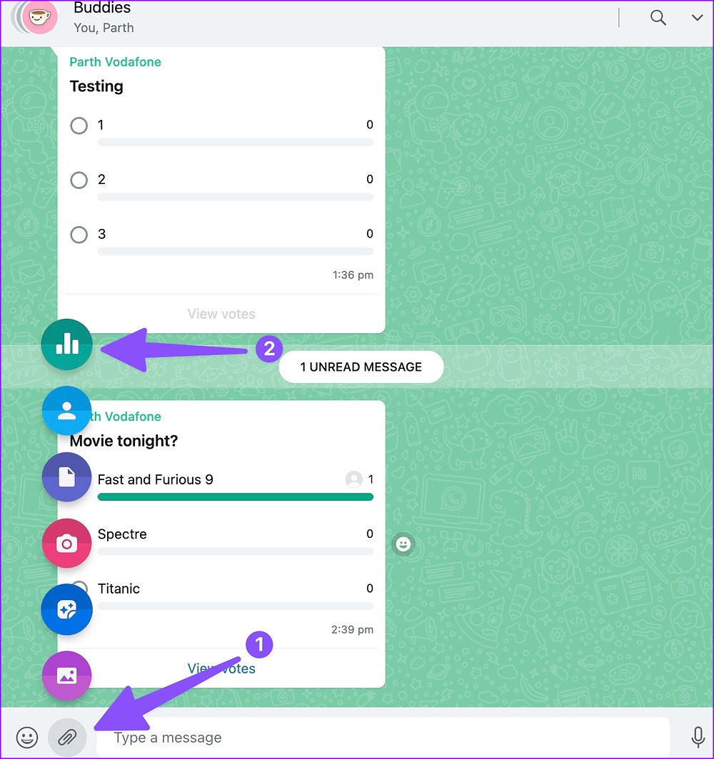 Comment créer des sondages dans WhatsApp pour ordinateur et mobile FR