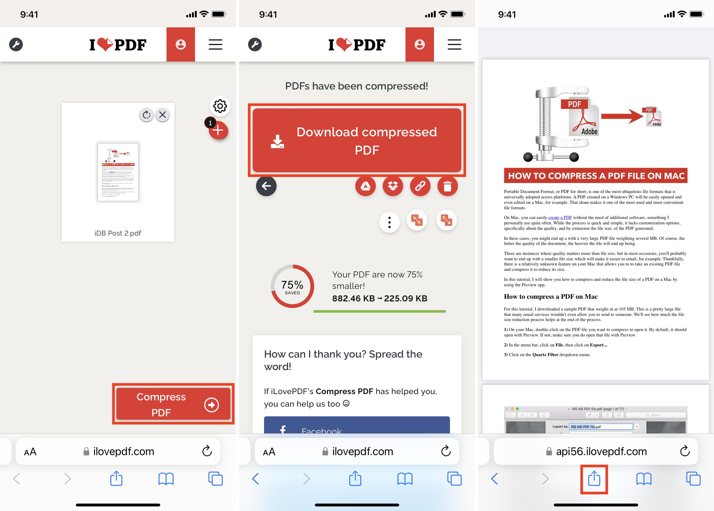 Comment Compresser Un Document Pdf Sur Iphone Ipad Et Mac Pour R Duire