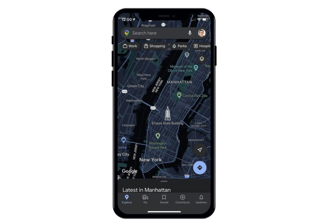 Google Maps Untuk Ios Mendapatkan Tiga Fitur Baru Termasuk Mode Gelap