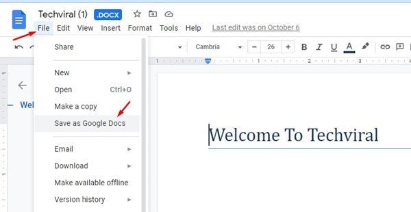 Cara Mengonversi File Microsoft Office Ke File Google Id Atsit