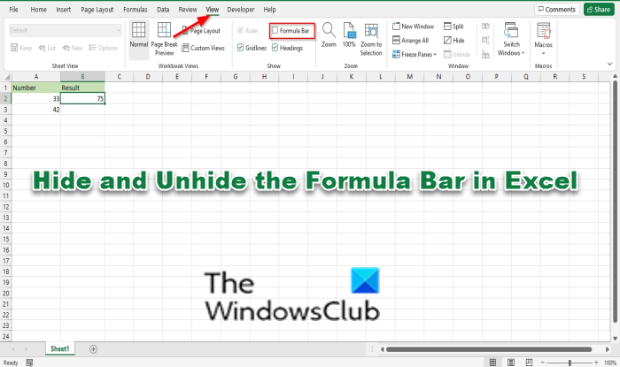 Cara Menyembunyikan Dan Menampilkan Bilah Rumus Di Excel Id Atsit Riset