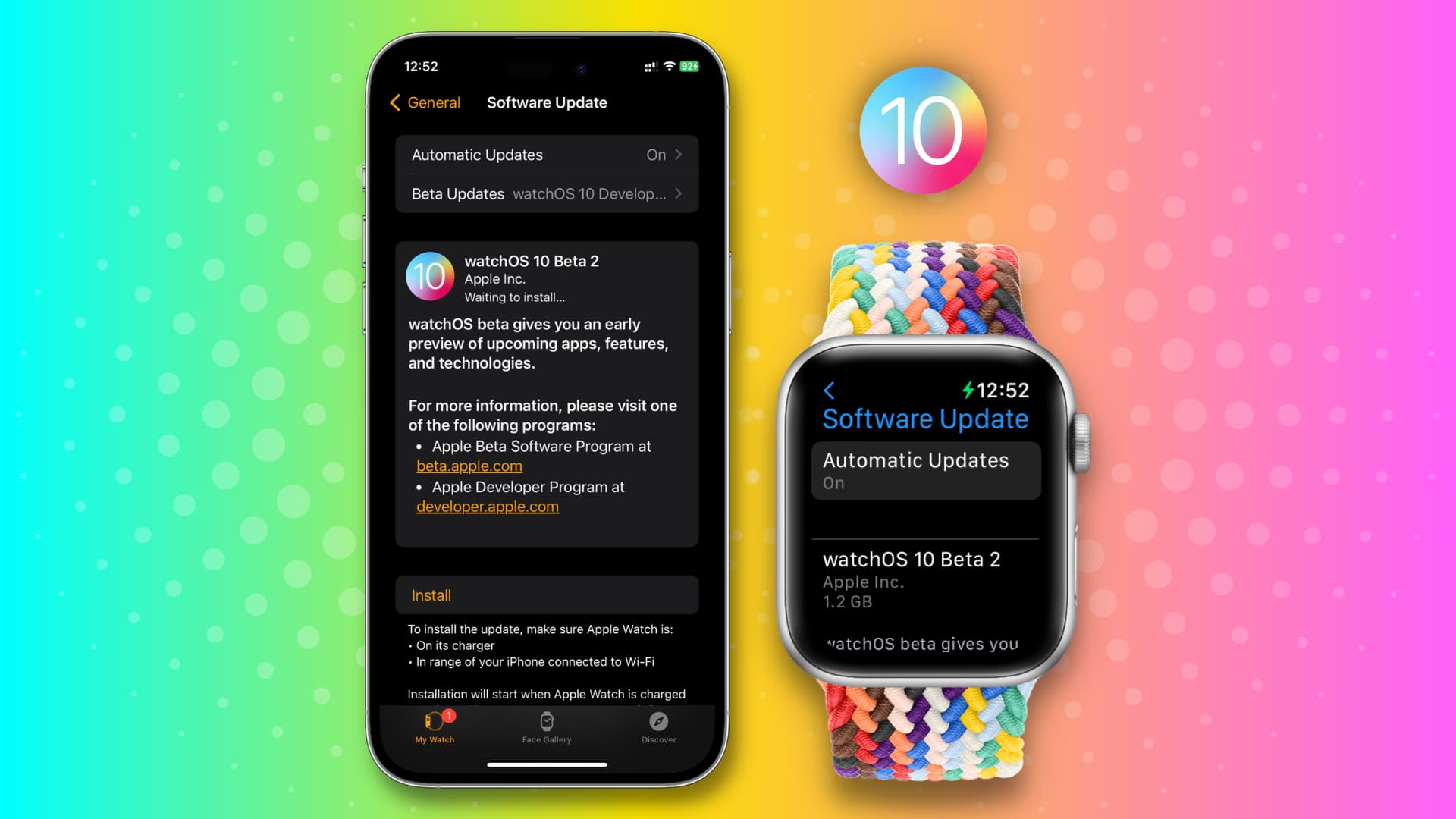 Slik Oppdaterer Du Apple Watch Til WatchOS 10 Developer Beta Gratis