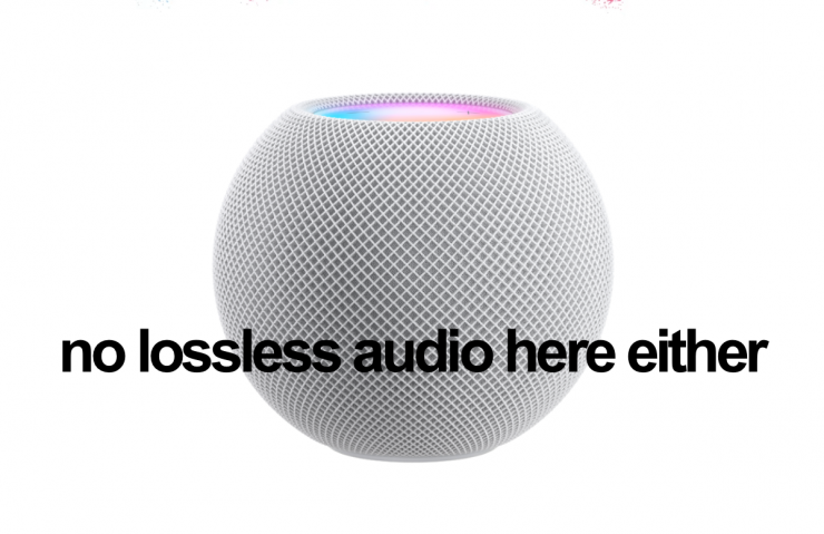 Verlustfreie Audio-Unterstützung für Apple Music, die nicht zum Laden von HomePod oder HomePod mini kommt