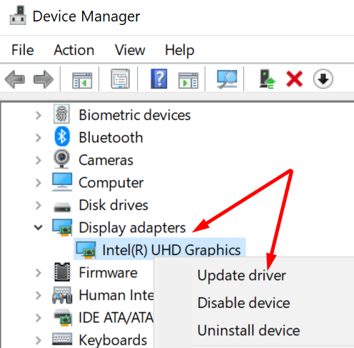 Grafiktreiber aktualisieren Windows 10