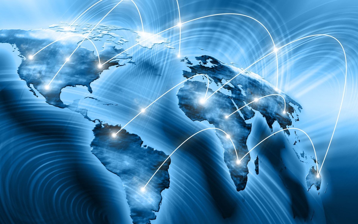 globales globales Verbindungsnetzwerk