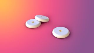 Mockup of Apple AirTags