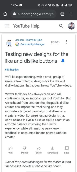 youtube-Abneigung-Button-Wahrheit