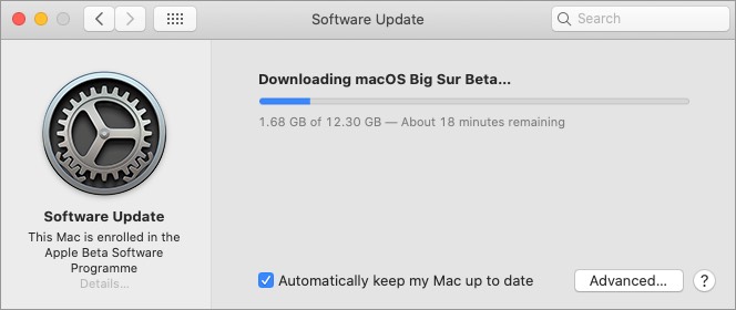 Macos Big Sur Public herunterladen Beta auf Mac