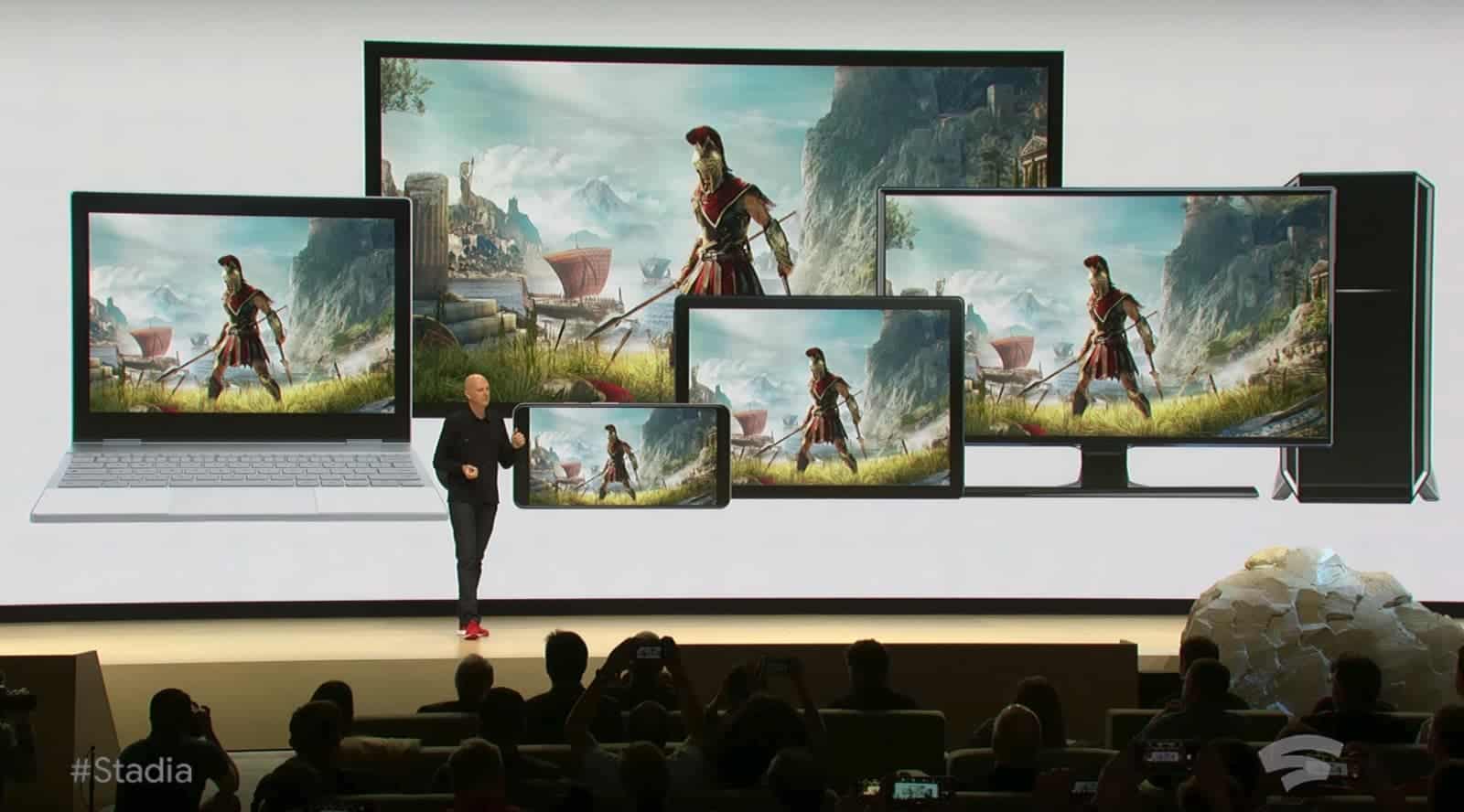 Stadia Ansage screencap DG