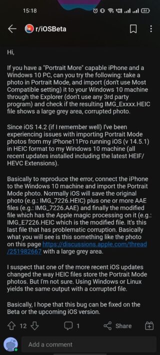 ios-heic-potrait-photos-transfer-beschädigt