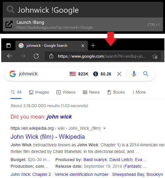Google-Suche genau bestimmen