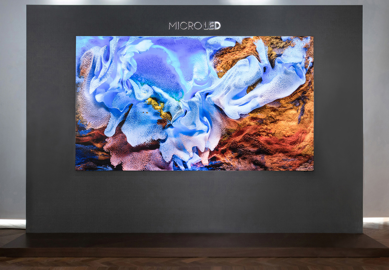 Samsungs Versuch eines microLED-Fernsehers 2020.