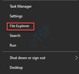 Start Rechtsklick auf Datei-Explorer
