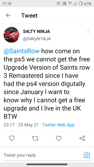 Saints-Row-The-Third-Remastered-PS5-free-updrage-nicht verfügbar