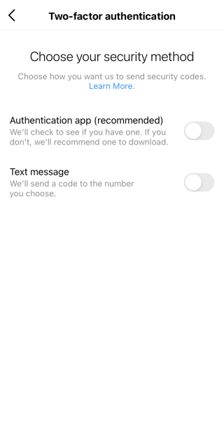 So richten Sie die Instagram-Zwei-Faktor-Authentifizierung ein