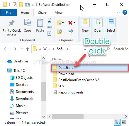 Datenspeicher Doppelklicken