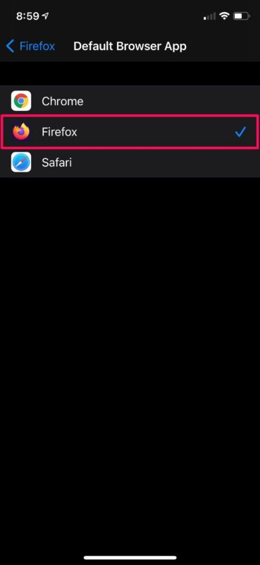 So legen Sie Firefox als Standardbrowser auf dem iPhone und iPad fest