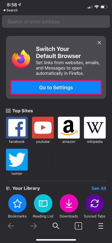 So legen Sie Firefox als Standardbrowser auf iPhone und iPad fest