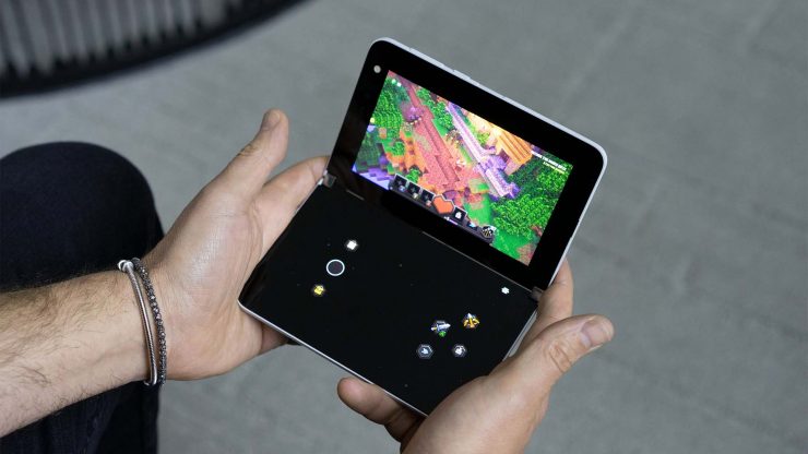 Surface Duo wird zu einer Handheld-Spielekonsole mit Touch-Eingängen und vielem mehr an Microsoft