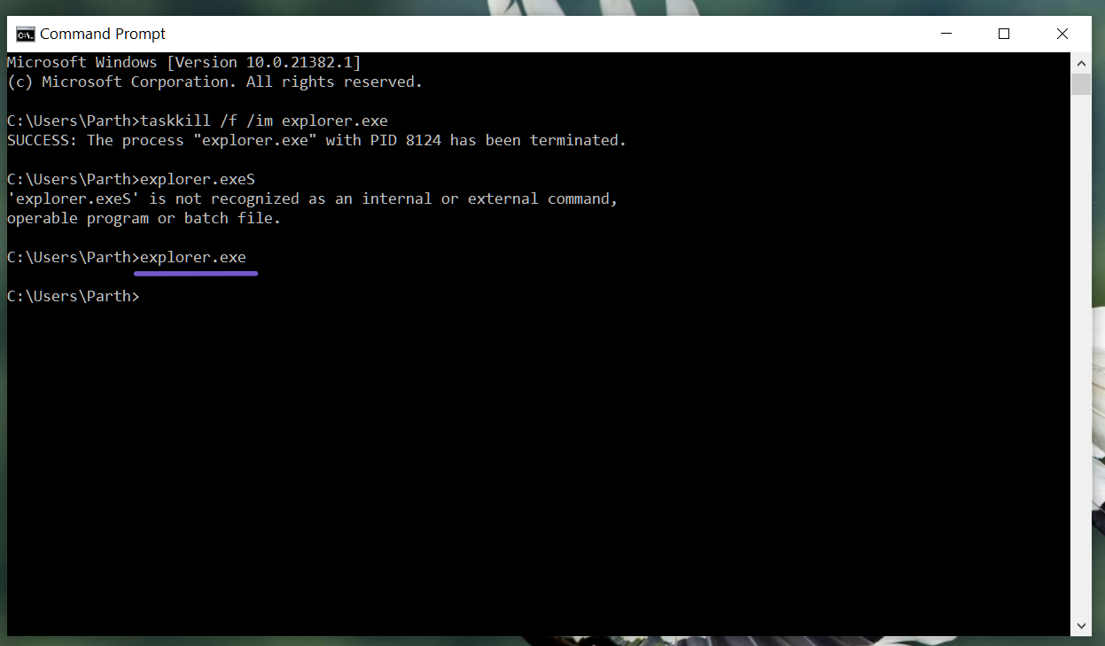 Command promt