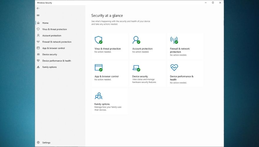 Microsoft Security antivirus