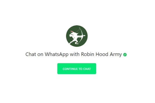 Robin Hood Army WhatsApp Chatbot