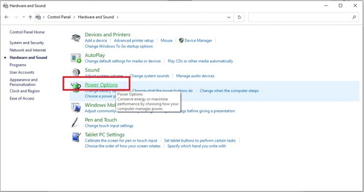 Windows 10 Fast Boot
