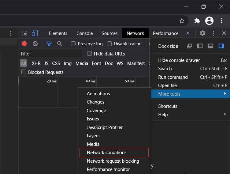 Network Conditions