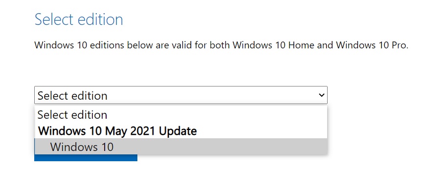 Windows 10 Mai 2021 ISO aktualisieren