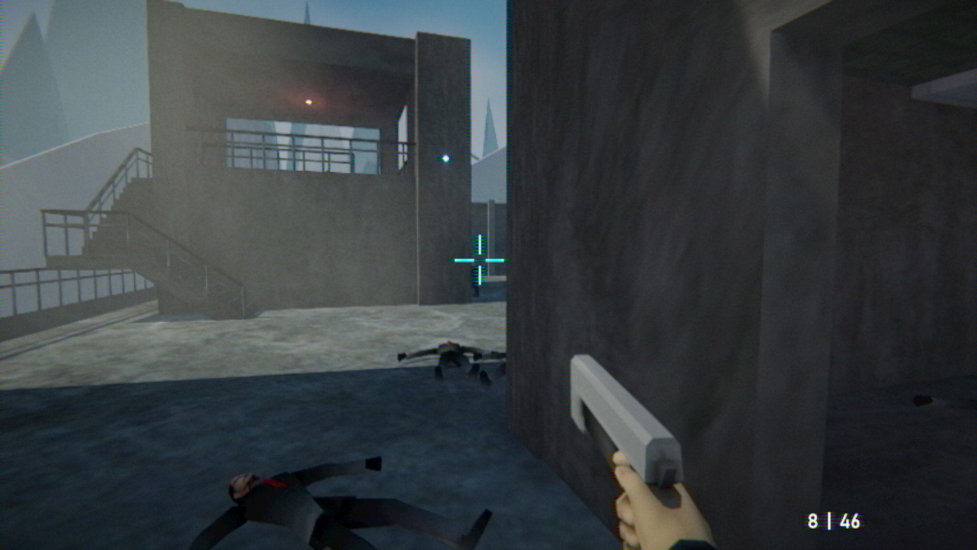 Agent 64: Spione sterben nie mit eingeschalteter CRT-Effekt-Option.