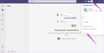 Fix Microsoft Teams, die den Status unter Windows 10 6 nicht anzeigen