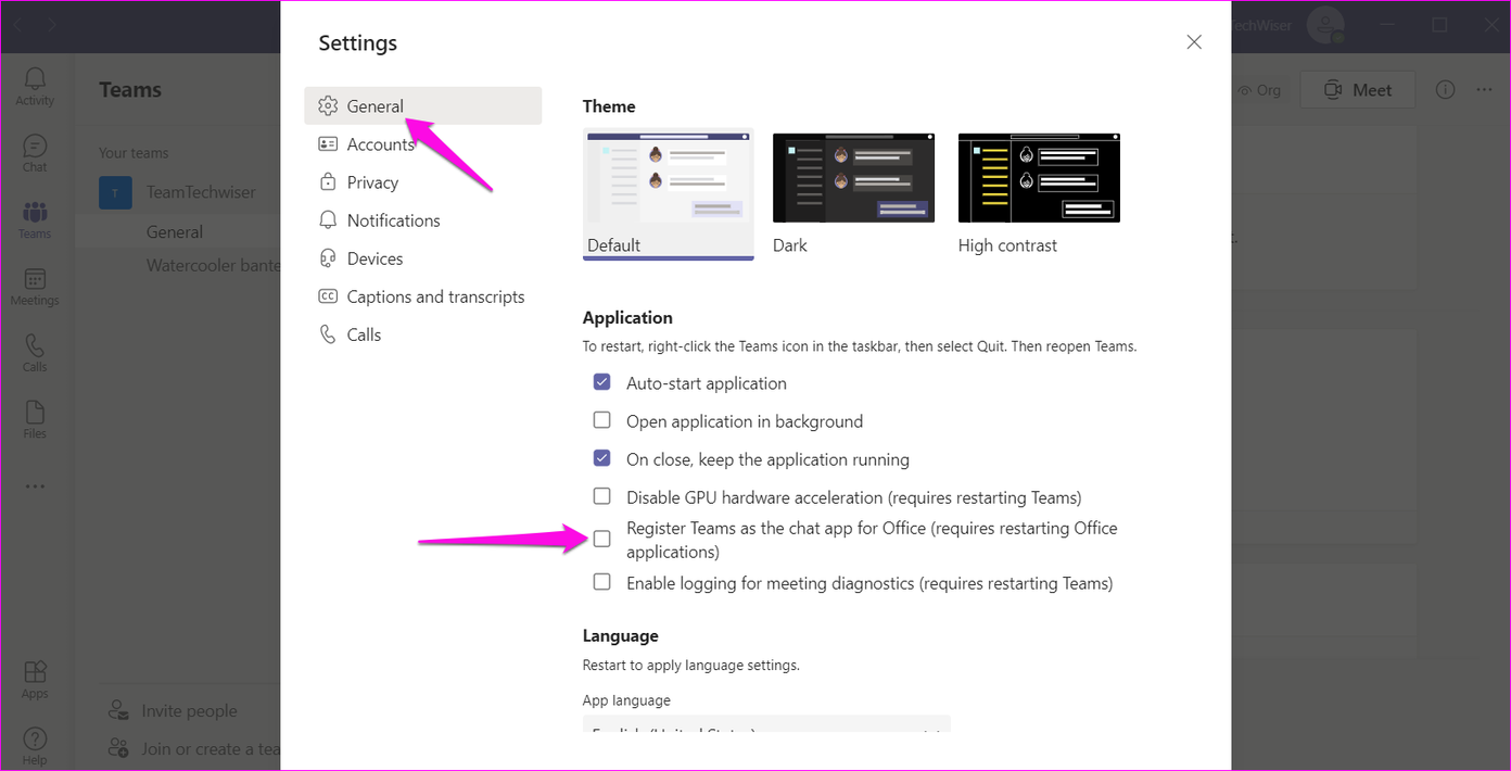 Fix Microsoft Teams, die den Status unter Windows 10 nicht anzeigen 2