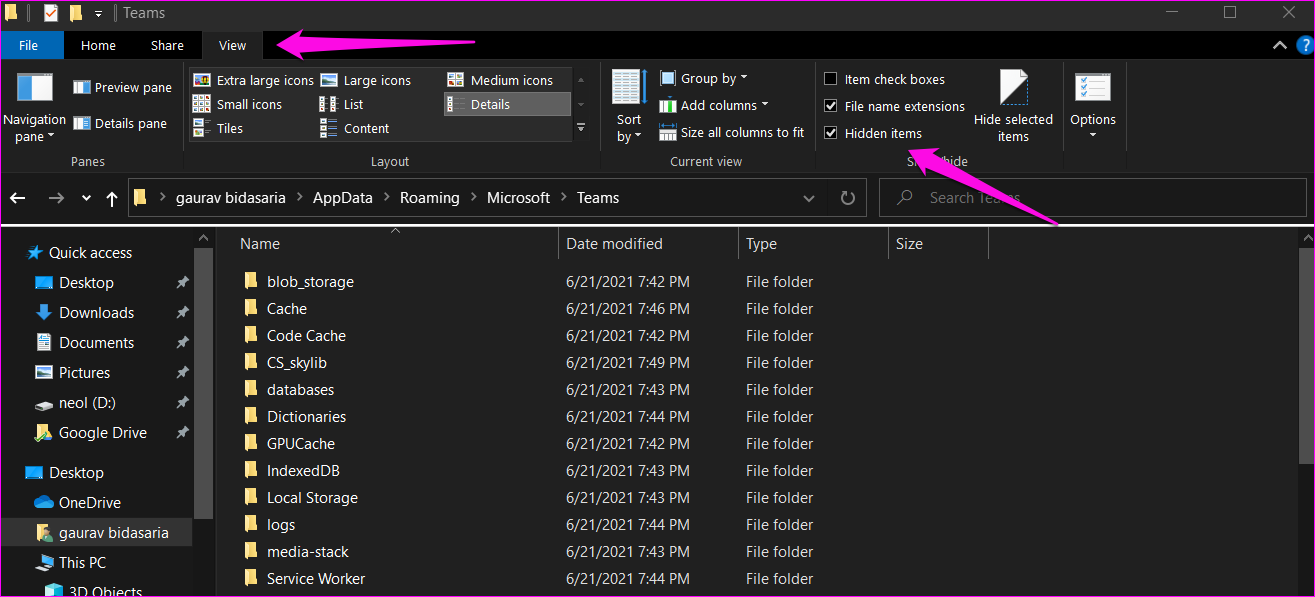 Fix Microsoft Teams, die den Status unter Windows 10 4 nicht anzeigen