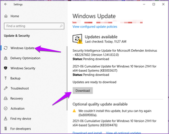 Windows Update Download