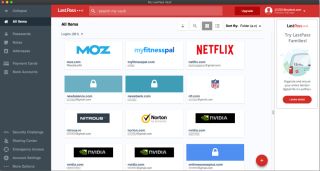 LastPass vs. 1Password: Die'Alle Elemente'-Ansicht in der LastPass Mac-App.
