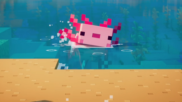 Minecraft: Axolotl | So zähmen Sie einen Axolotl im Cliffs & Caves