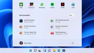 Windows 11 Startmenü-Empfohlen apps
