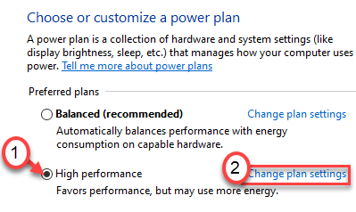 High Performance Power Plan Min