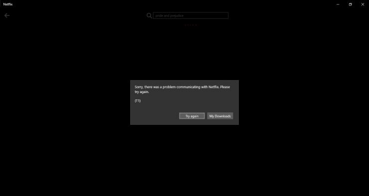 Fix Netflix T1 Error