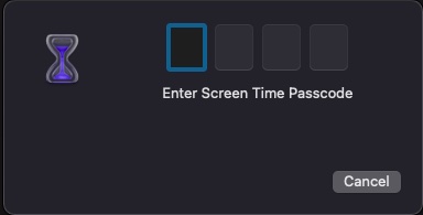 Geben Sie jetzt Ihren Screen-Time-Passcode ein, um fortzufahren