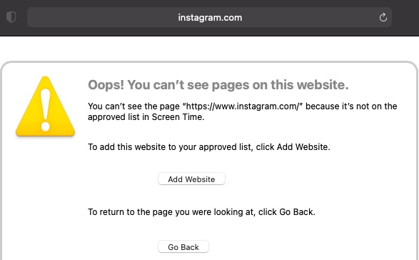 Blockierte Websites in Safari-So blockieren Sie Websites in Safari auf iPhone und Mac