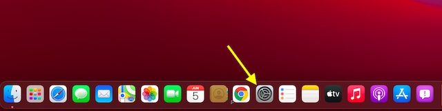 Choose System Preferences