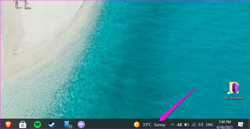 Deaktivieren Sie das Taskleisten-Widget für Nachrichten und Interessen in Windows 10 5 aktivieren